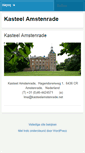 Mobile Screenshot of kasteelamstenrade.net